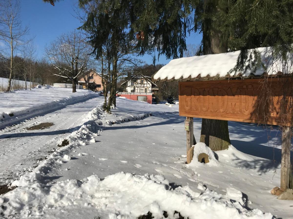 Ferienwohnungen Grundmuehle Nordheim vor der Rhön Exterior foto